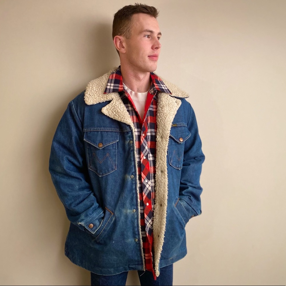 Vintage inspired cotton plaid button up jacket - Picture 4 of 8